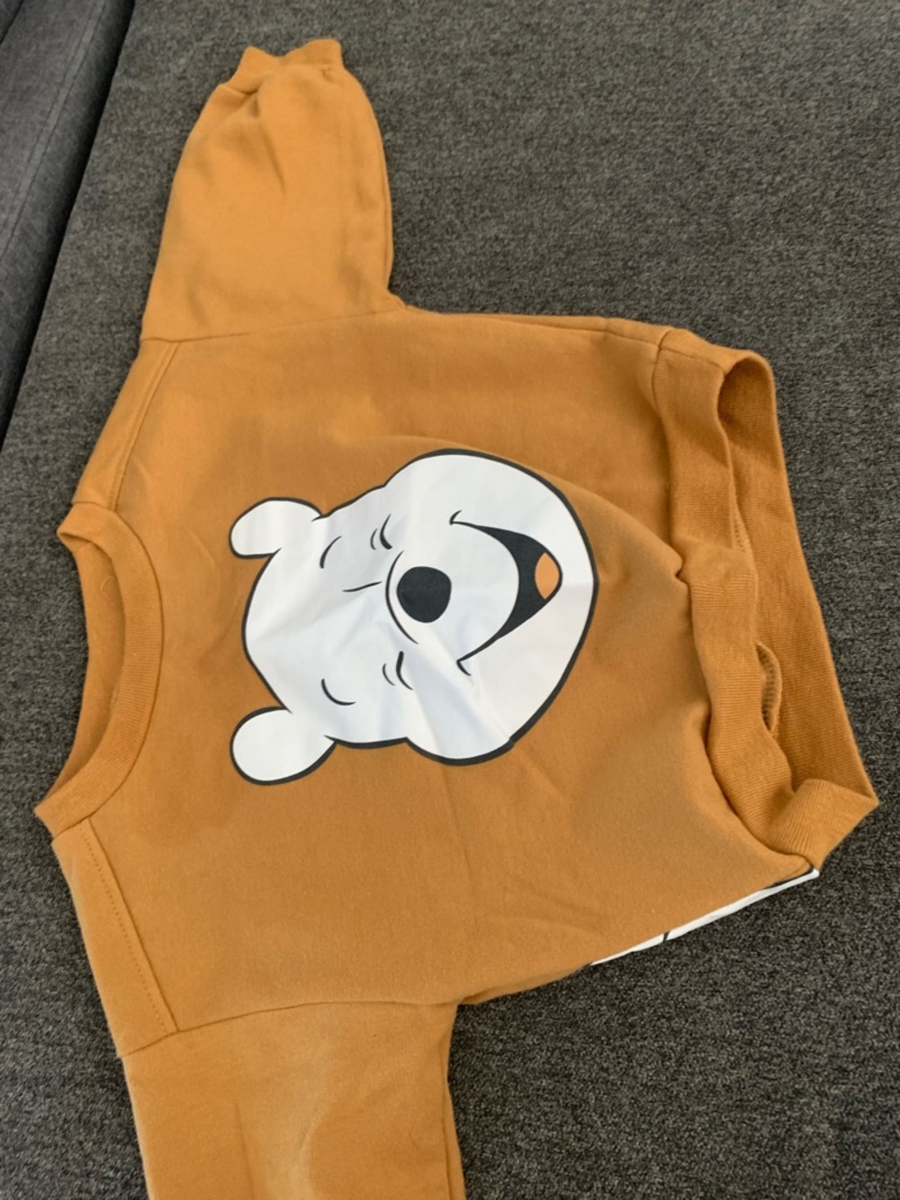 Disney Baby Caramel and White Crewneck Sweatshirt winni the pooh